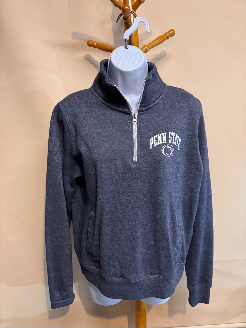 Women’s 1/4 Zip Red Shirt Penn State Sweatshirt Size Small